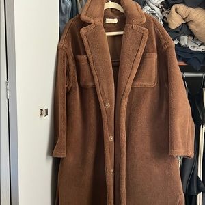 Choosy teddy long coat